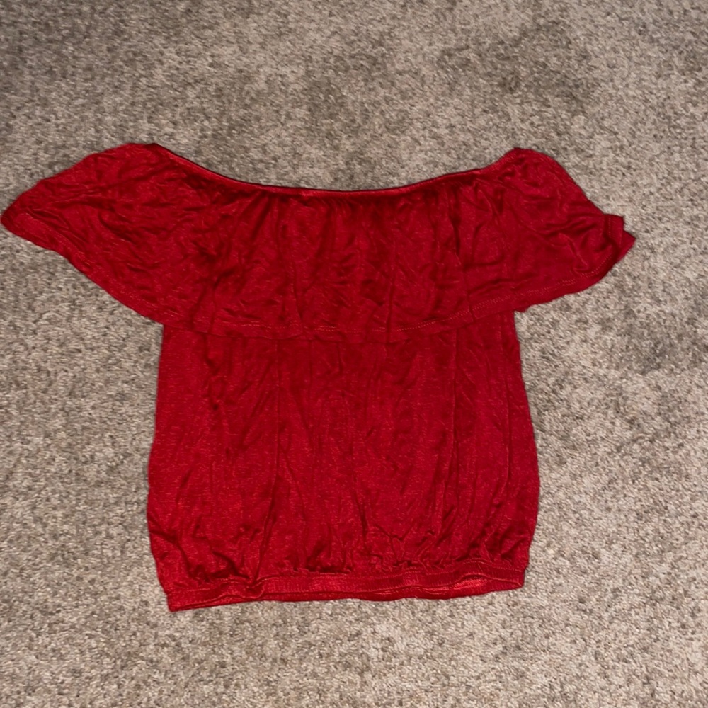 Off-Shoulder Crop Top